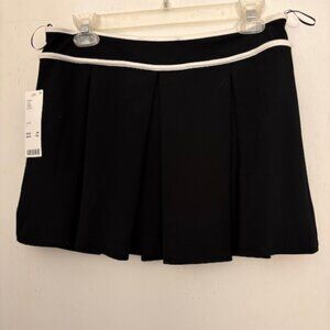 Urban Outfitters Black Pleated Mini Skirt, Sz L, $49